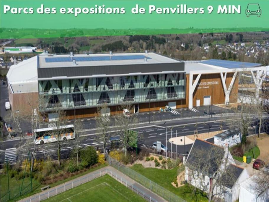 Oo Le Jardin Oo Paisible Studio Equipe Et Bien Place Quimper Exterior foto